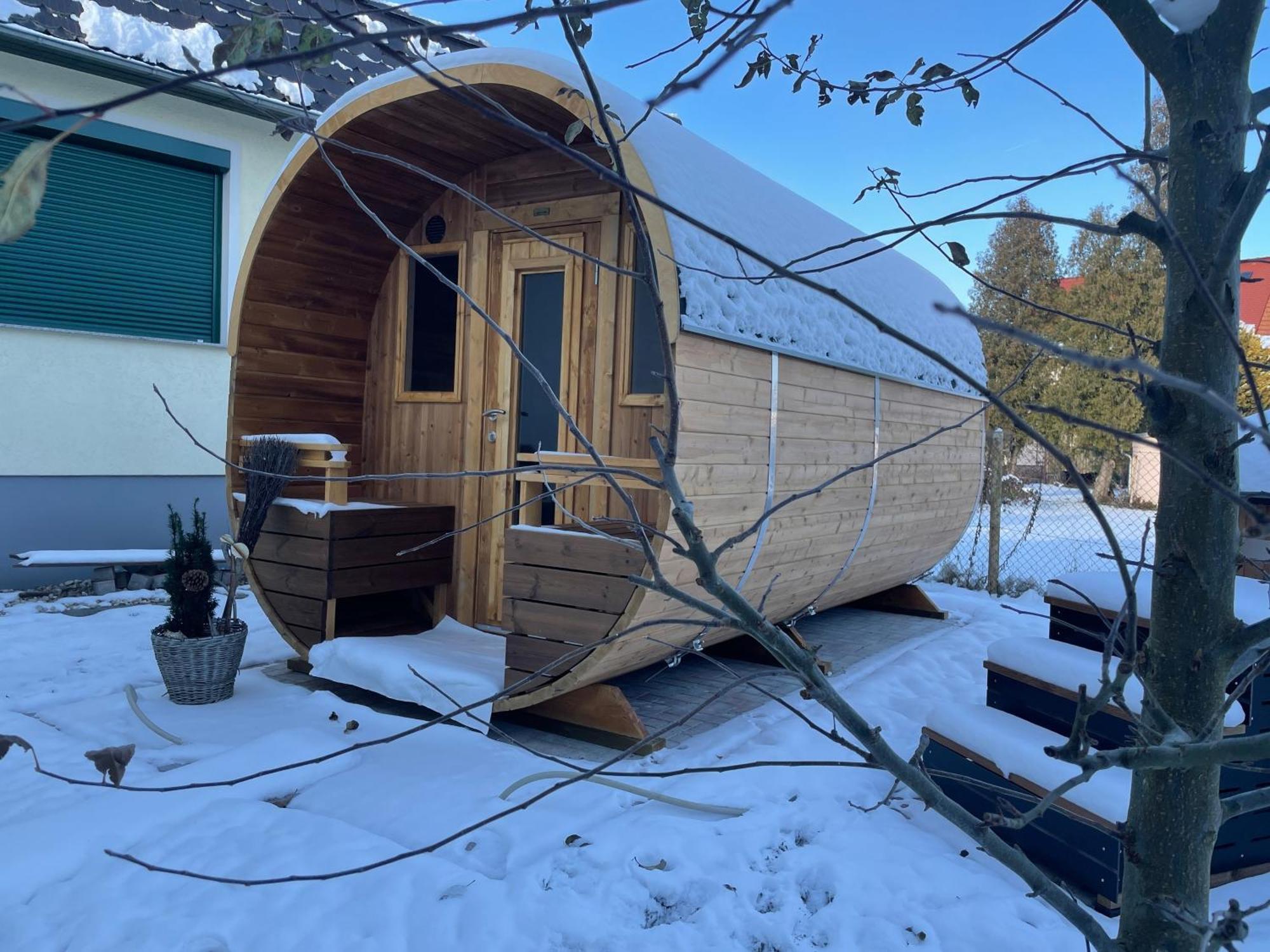 Ferienhaus Amare Mit Fasssauna, Eigener Terrasse & Kamin Budziszyn Zewnętrze zdjęcie
