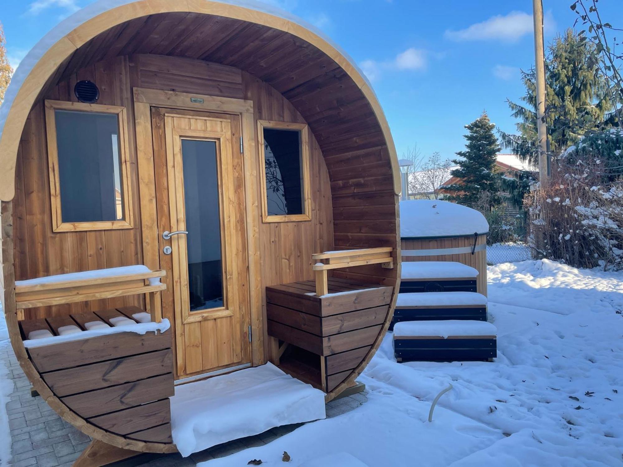 Ferienhaus Amare Mit Fasssauna, Eigener Terrasse & Kamin Budziszyn Zewnętrze zdjęcie